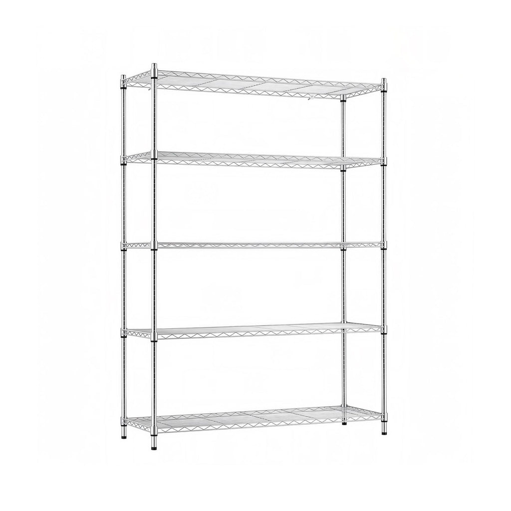 Artiss 5-Tier Kitchen Rack Shelf Shelving 120x45x179CM Adjustable Metal Storage Shelves
