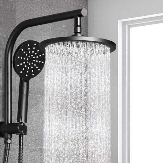 Cefito Black Rain Shower Set (9")