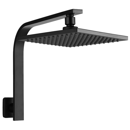 Cefito Black Rain Shower Head (8")