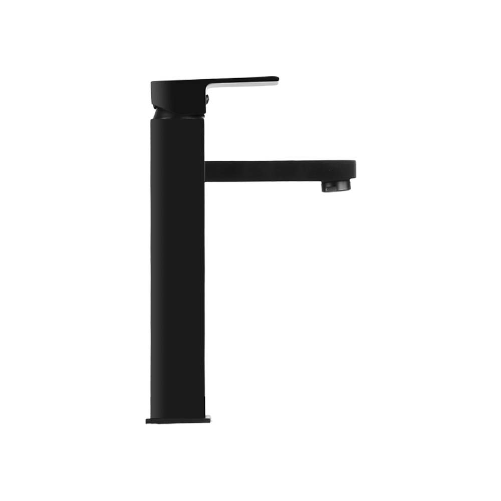 Cefito Black Tall Square Basin Tap