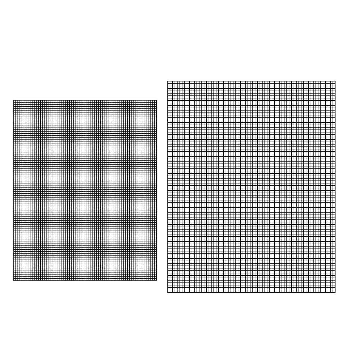 3/6/10PCS Non-Stick BBQ Grill Mat Mesh Liner Cooking Barbecue Sheet Baking Pad - 40X30cm-3PCS