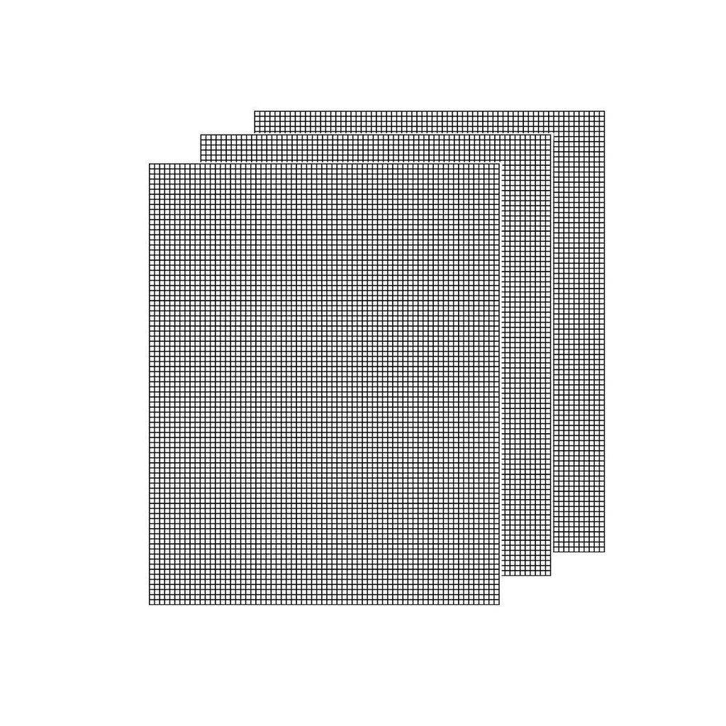 3/6/10PCS Non-Stick BBQ Grill Mat Mesh Liner Cooking Barbecue Sheet Baking Pad - 40X30cm-6PCS